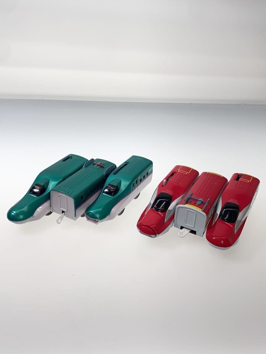 TAKARA TOMY Plarail E5 & E6 Shinkansen Coupling Set (Opening/Closing Type)