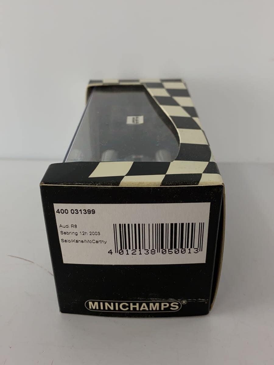 MINICHAMPS 1/43 Audi R8 Sebring 12h 2003 Scale Model (Silver)