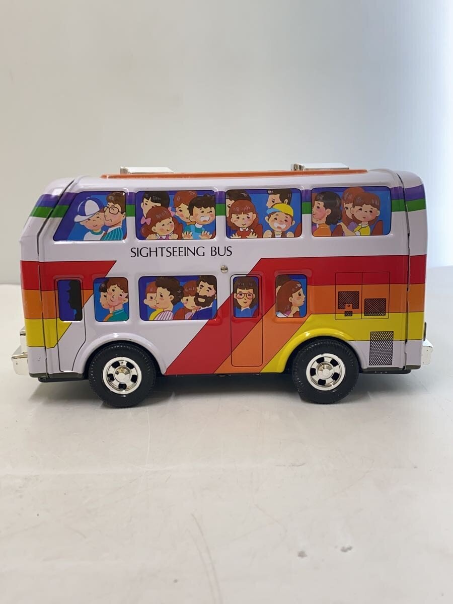 Other Brand Ichiko Double-Decker Tinplate Sightseeing Bus