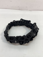 Other Brand Braided Armored Paracord Wristband Unit (Black)