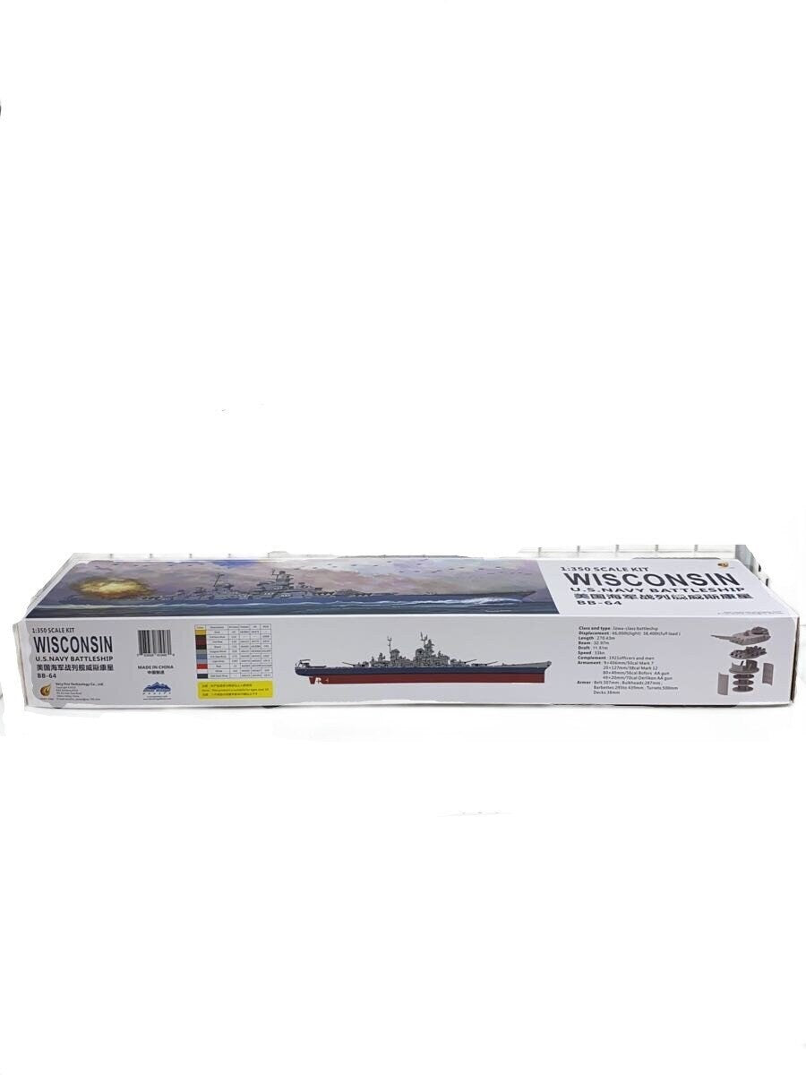 Very Fire 1/350 Wisconsin U.S. Navy Battleship Plastic Model VF350912