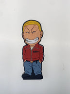 BANDAI SPIRITS Ichiban Kuji Rubber Stands: Bouya Harumichi (Middle-school era) & WORST Logo — 2 pcs