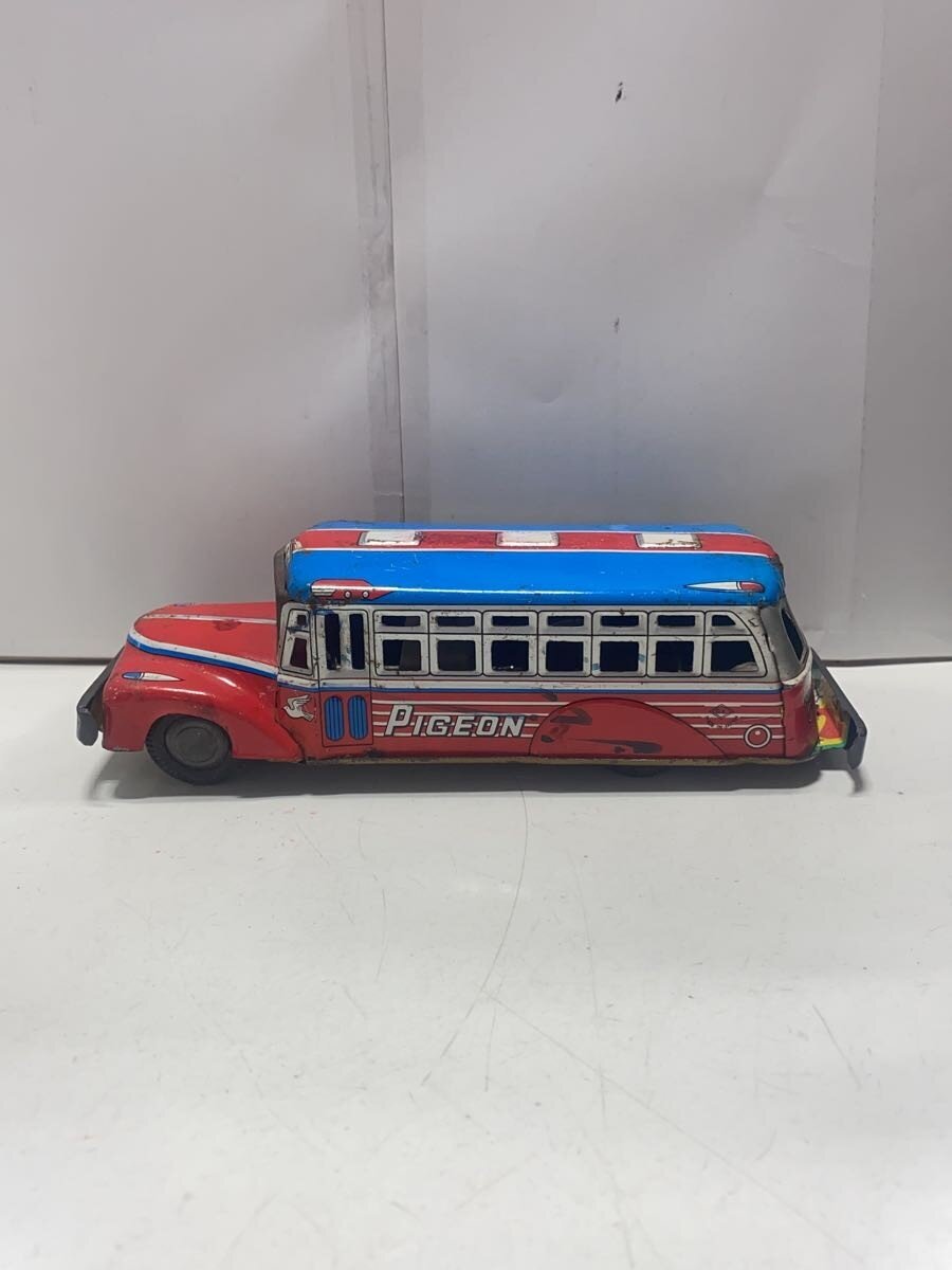 Other Brand Tinplate Bonnet Bus MADE IN JAPAN GK stamped (rust, paint loss)