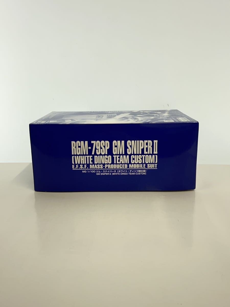 BANDAI MG 1/100 RGM-79SP GM Sniper II (White, Dingo Team Custom) Mobile Suit Gundam 0080