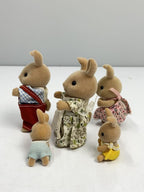 EPOCH Sylvanian Families Milk Rabbit Family 5-Piece Set (Early)