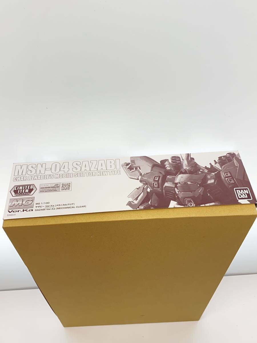 BANDAI SPIRITS MG 1/100 Sazabi Ver.Ka (Mechanical Clear) Gundam Base