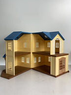 EPOCH Sylvanian Families Blue-Roof House with Carport Deluxe Set