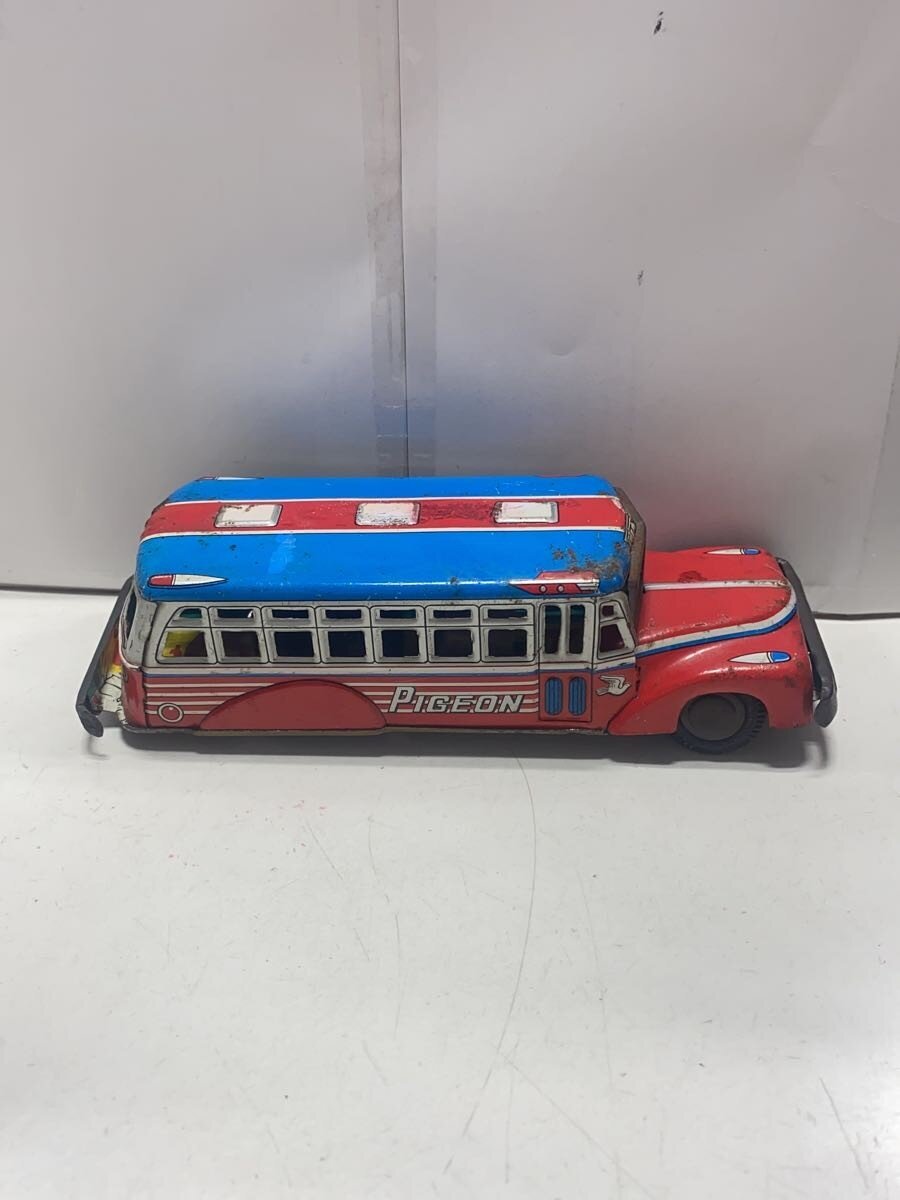 Other Brand Tinplate Bonnet Bus MADE IN JAPAN GK stamped (rust, paint loss)