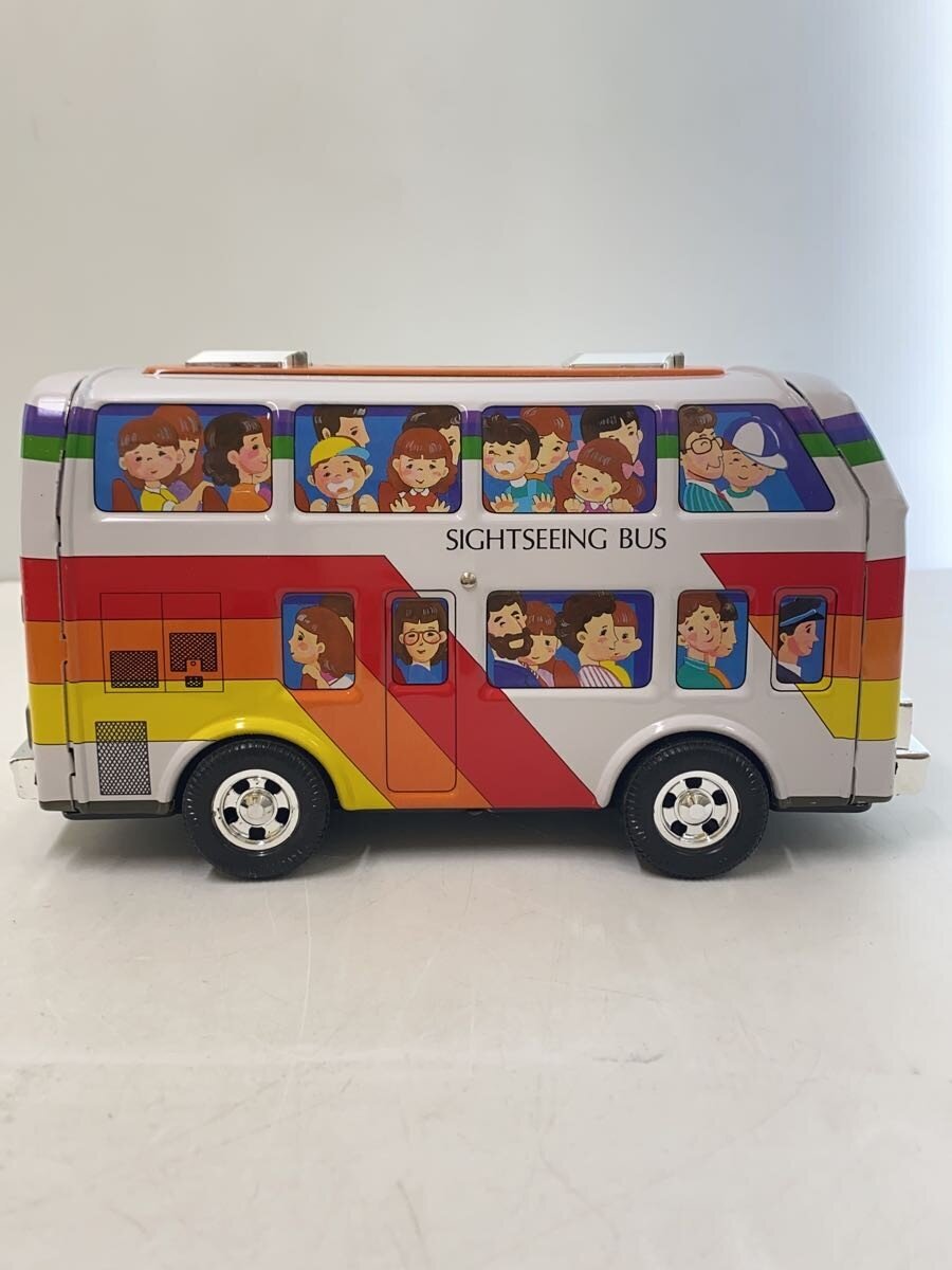 Other Brand Ichiko Double-Decker Tinplate Sightseeing Bus