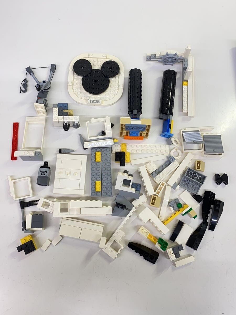 LEGO × Disney 21317 Steamboat Willie (missing parts unknown)