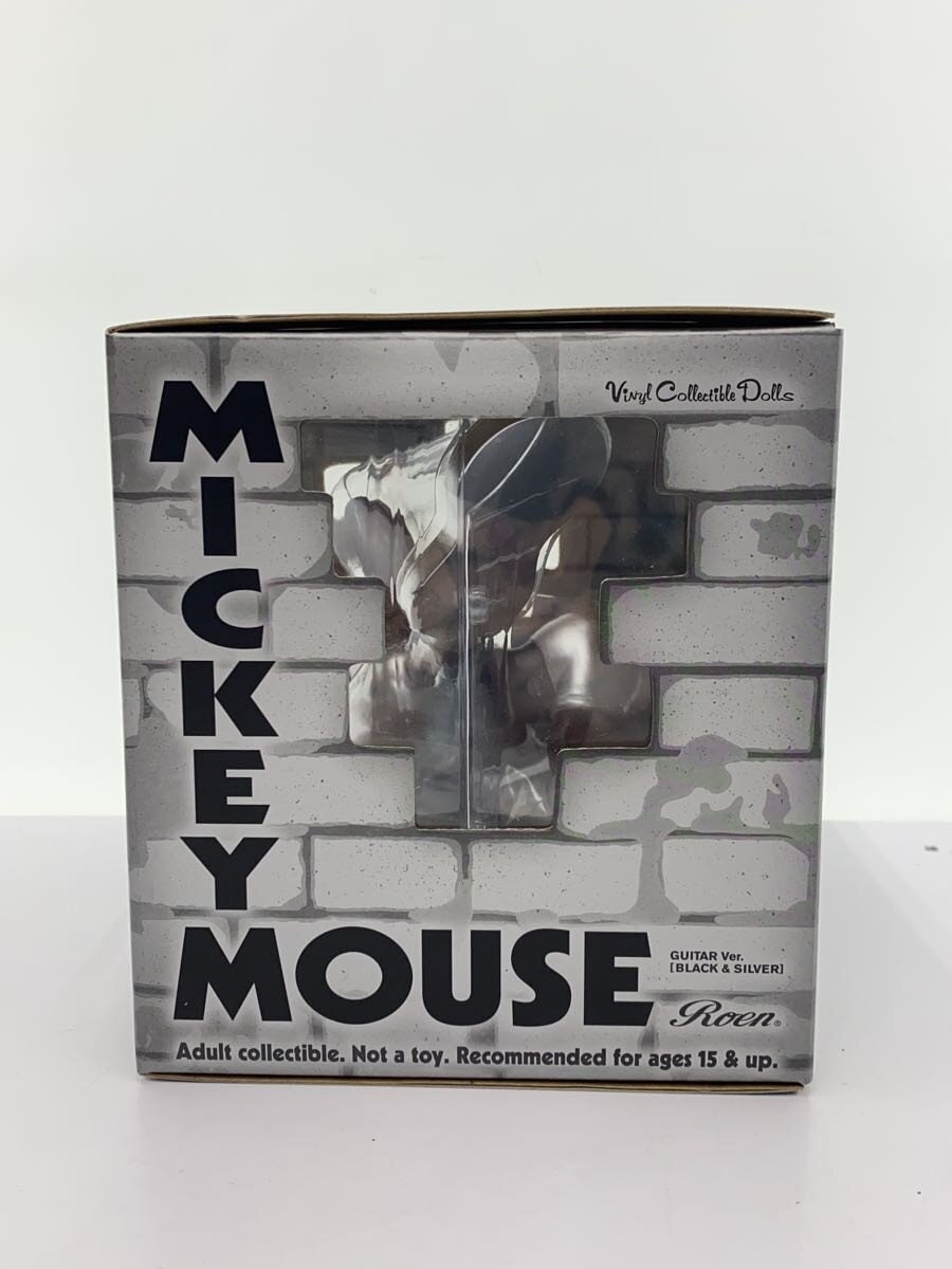 MEDICOM TOY Roen Vinyl Collectible Dolls Mickey Mouse GUITAR Ver. (Black & Silver)