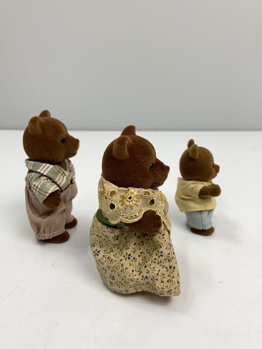 EPOCH Sylvanian Families Brown Bear Family (3) Dollhouse
