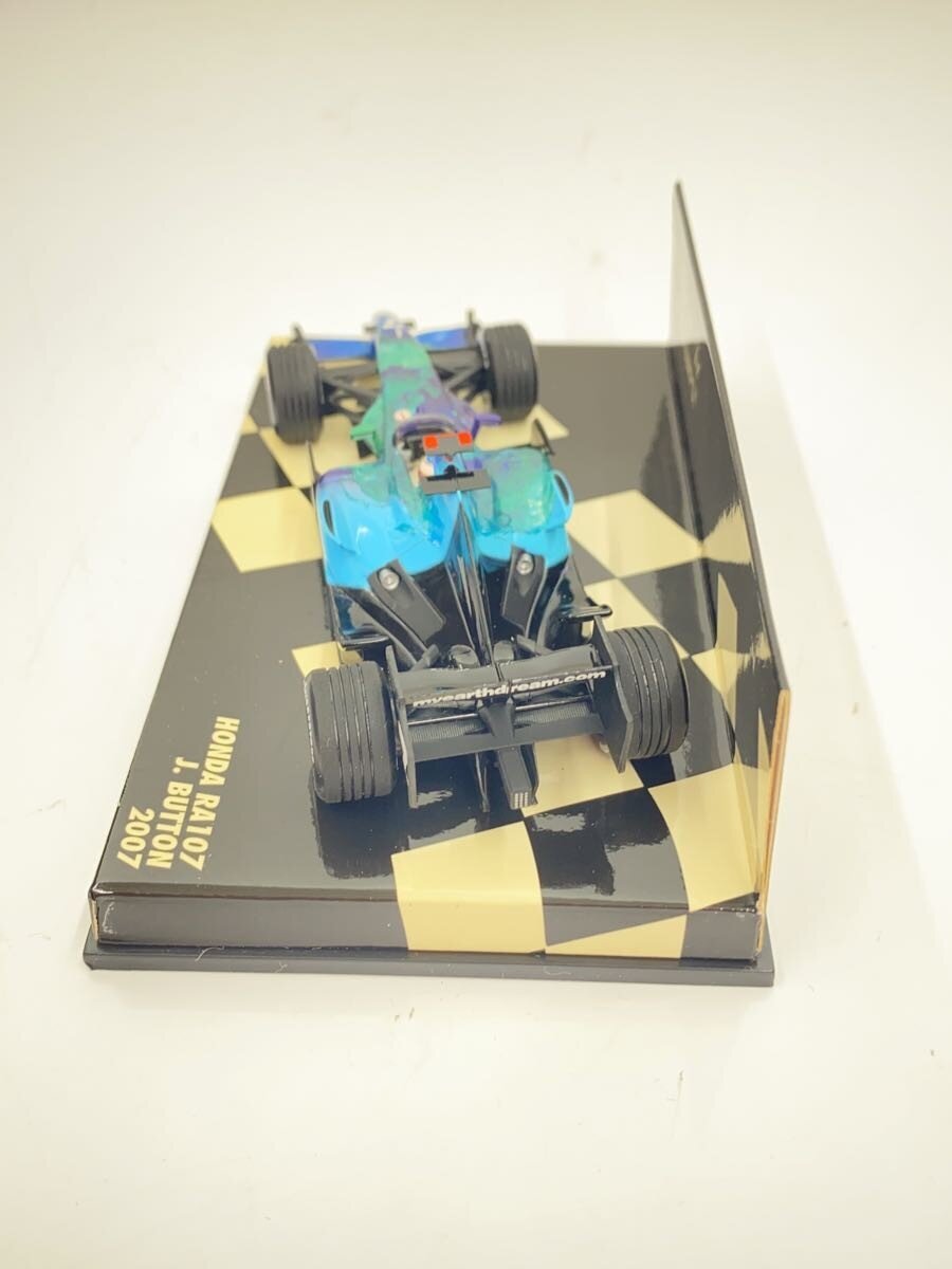 MINICHAMPS Mini Car Blue HONDA RA107 J. Button