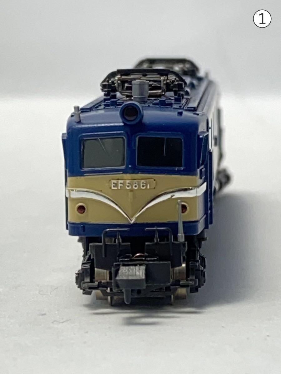 KATO 3006-8 EF58 N Gauge DC Electric Locomotive - Blue