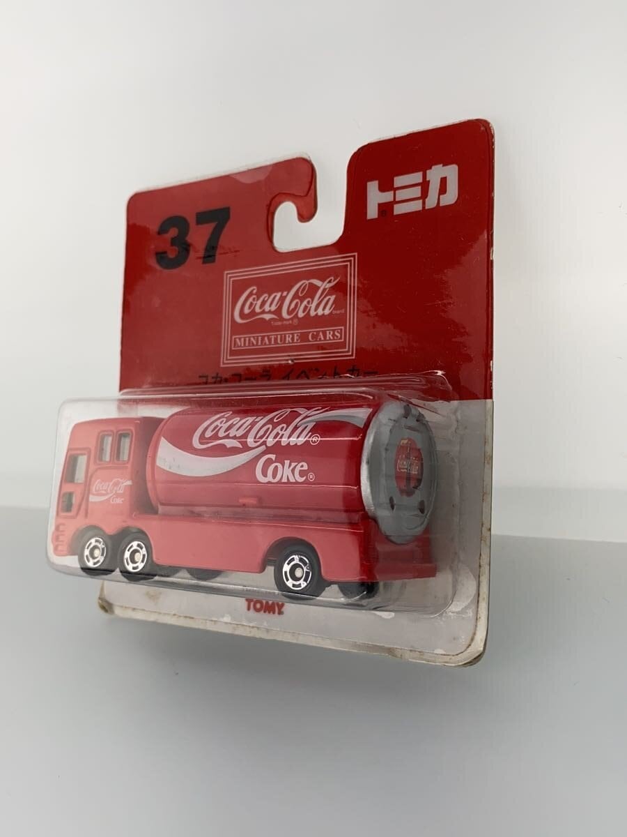 TOMY × Coca‑Cola Tomica 37-4 (Made in China) Coca‑Cola Event Car, Logo Centered, Unopened