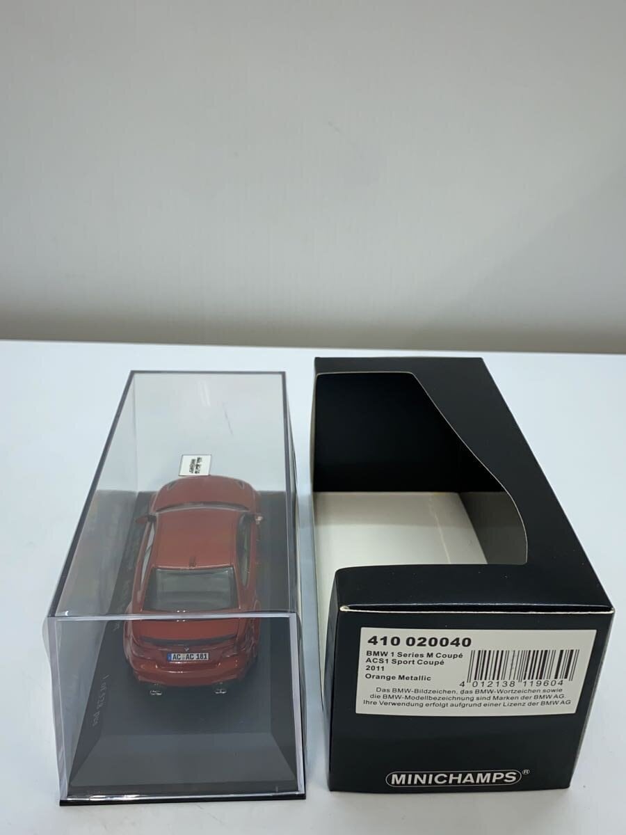 MINICHAMPS Die-cast BMW 1er M Coupe ACSI Sport
