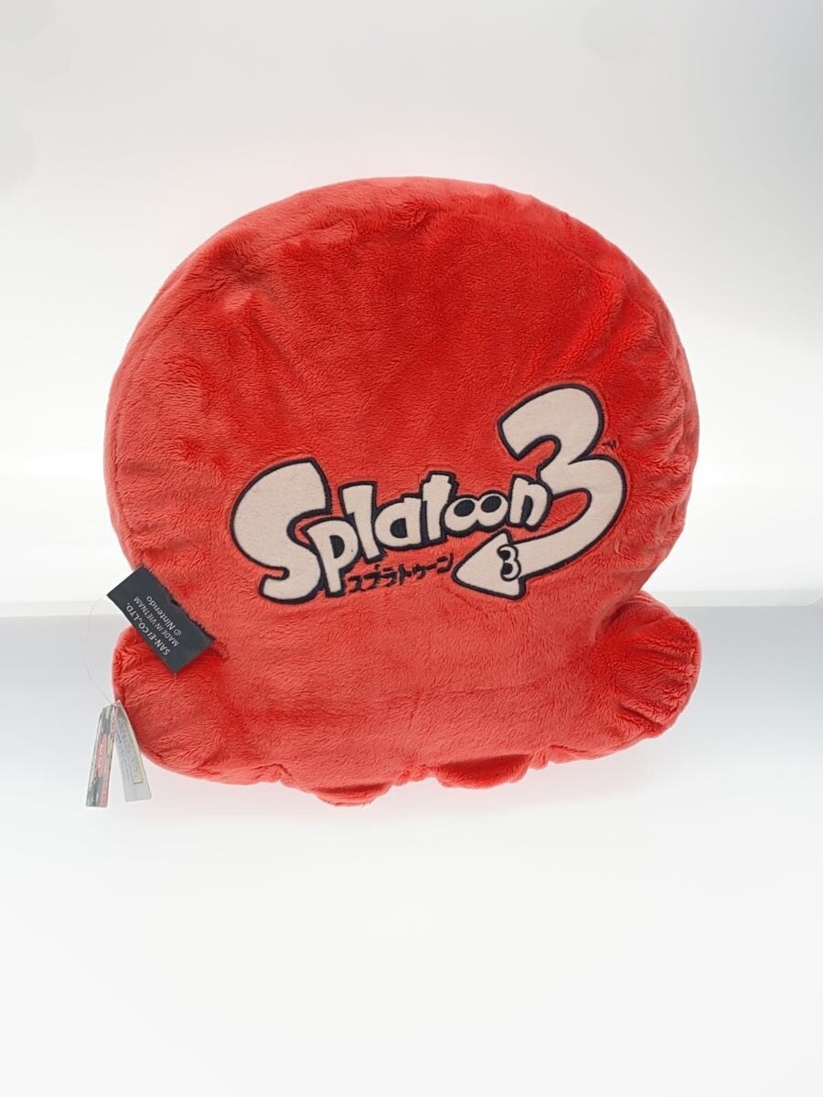 San-ei Boeki × Nintendo Splatoon 3 Cushion (Tako, Red) - Paper Tag Included