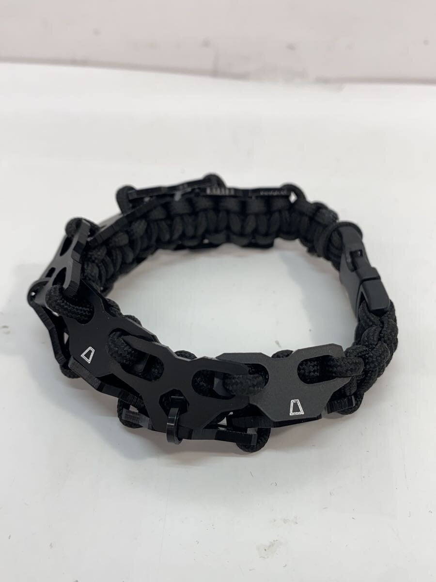 Other Brand Braided Armored Paracord Wristband Unit (Black)