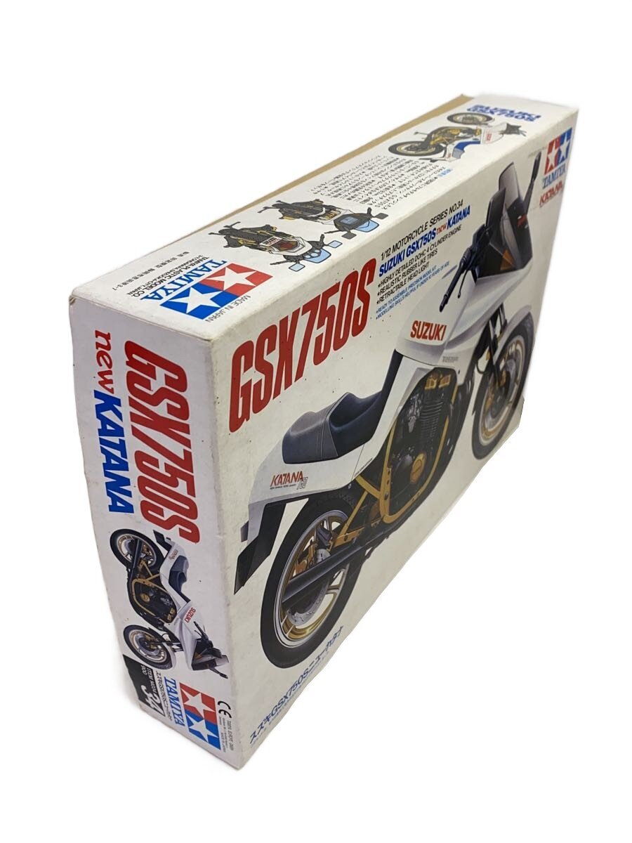TAMIYA 1/12 Suzuki GSX750S New Katana Motorcycle Model No.34 (14034, decals defective)