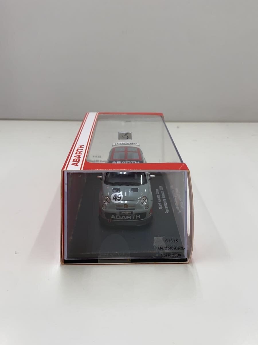 SPARK Abarth 500 Assetto Corse 2008 Die-Cast Mini Car (Gray) S1315