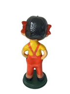 Other Brand Fujiya Peko-chan Figure — 1 Head Screw / Notched Marks / Dirt & Paint Wear