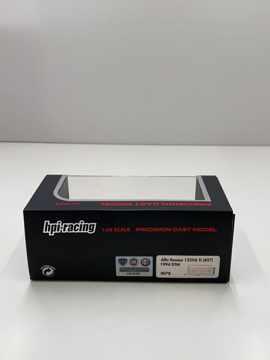 hpi-racing Alfa Romeo 155 V6 TI #27 1994 DTM Mini Car (ORN/8078)