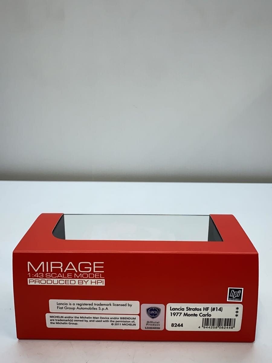 MIRAGE Mini Car Lancia Stratos HF #14 1977 Monte Carlo