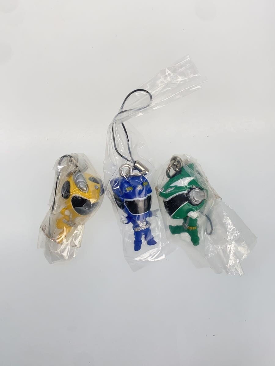 BANDAI Go-Onger Strap GP Set of 5 (Engine Sentai Go-Onger: Go-On Red, Blue, Yellow, Green, Black)