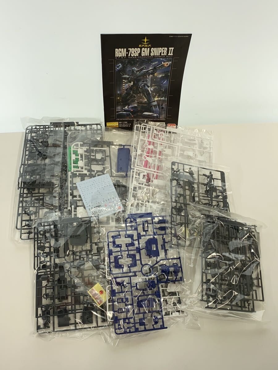 BANDAI MG 1/100 RGM-79SP GM Sniper II (White, Dingo Team Custom) Mobile Suit Gundam 0080