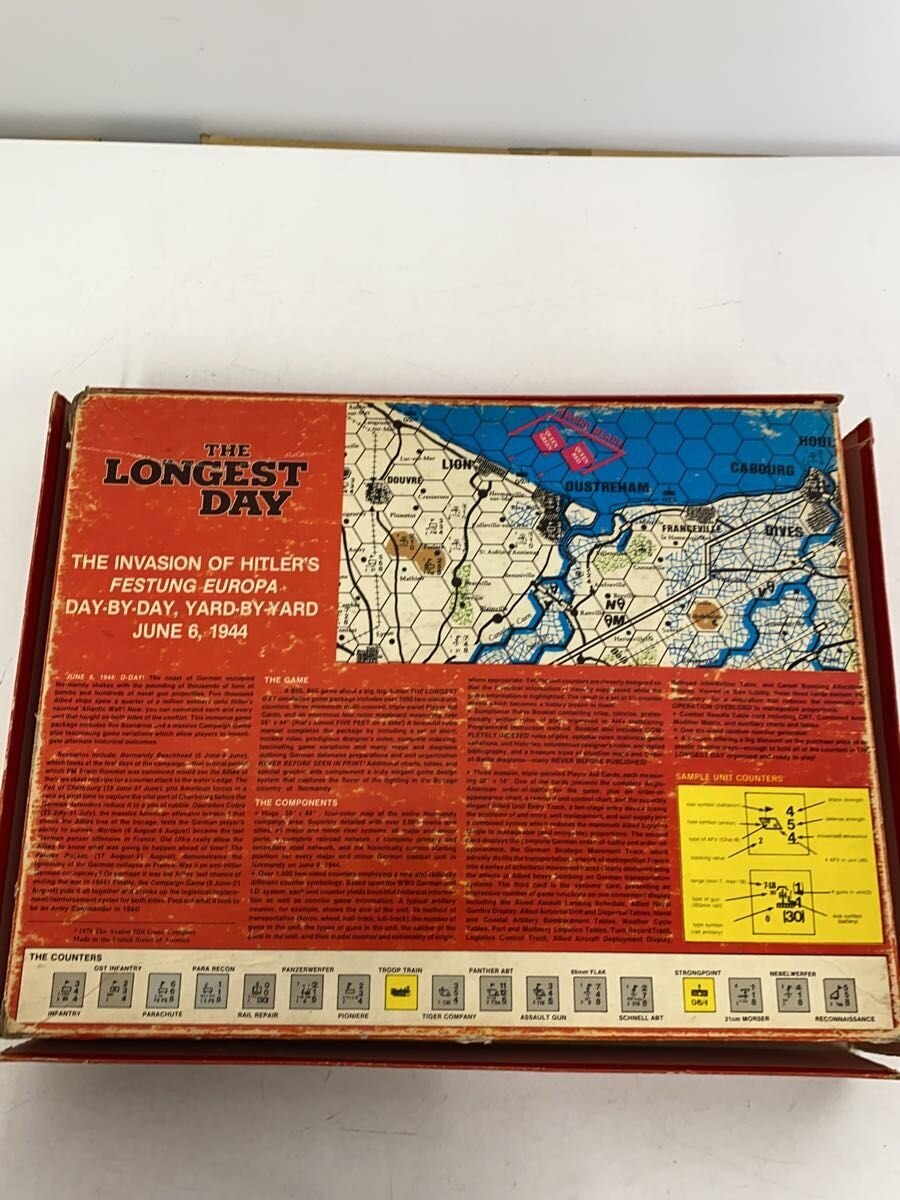 Avalon Hill THE LONGEST DAY (Red)