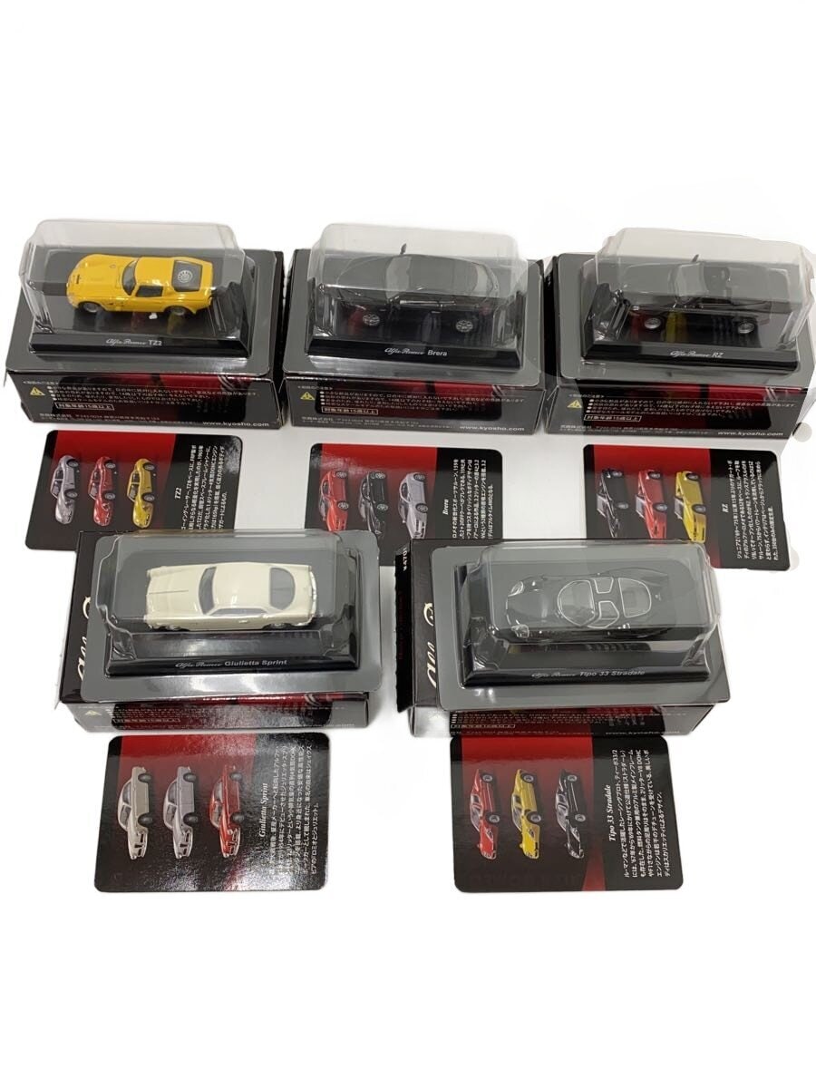 KYOSHO Alfa Romeo Mini Car Collection 2 20-Piece 1/64 Set (Opened)