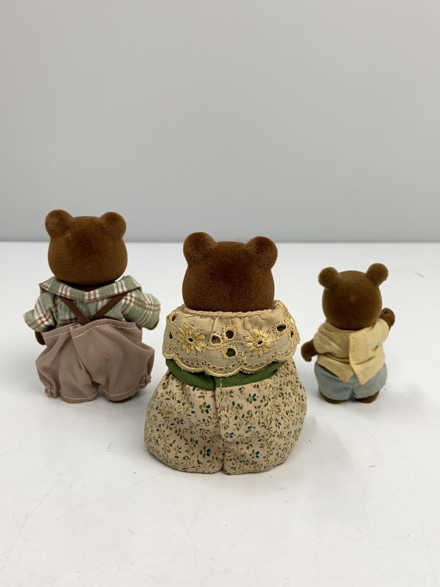 EPOCH Sylvanian Families Brown Bear Family (3) Dollhouse