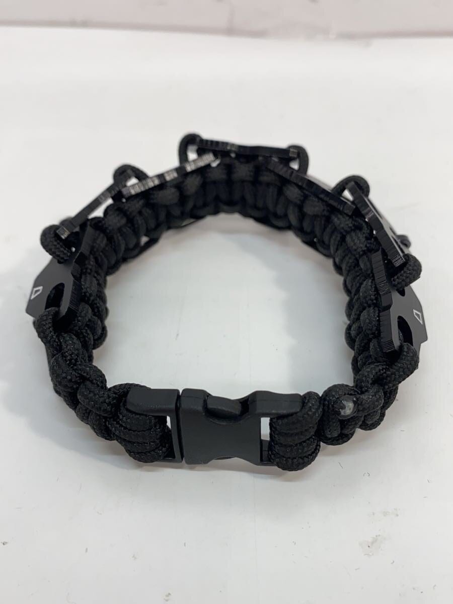 Other Brand Braided Armored Paracord Wristband Unit (Black)