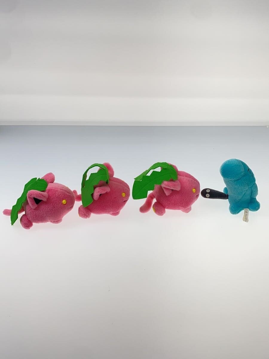Pokemon plush set: Hoppip x3 & Wynaut x1