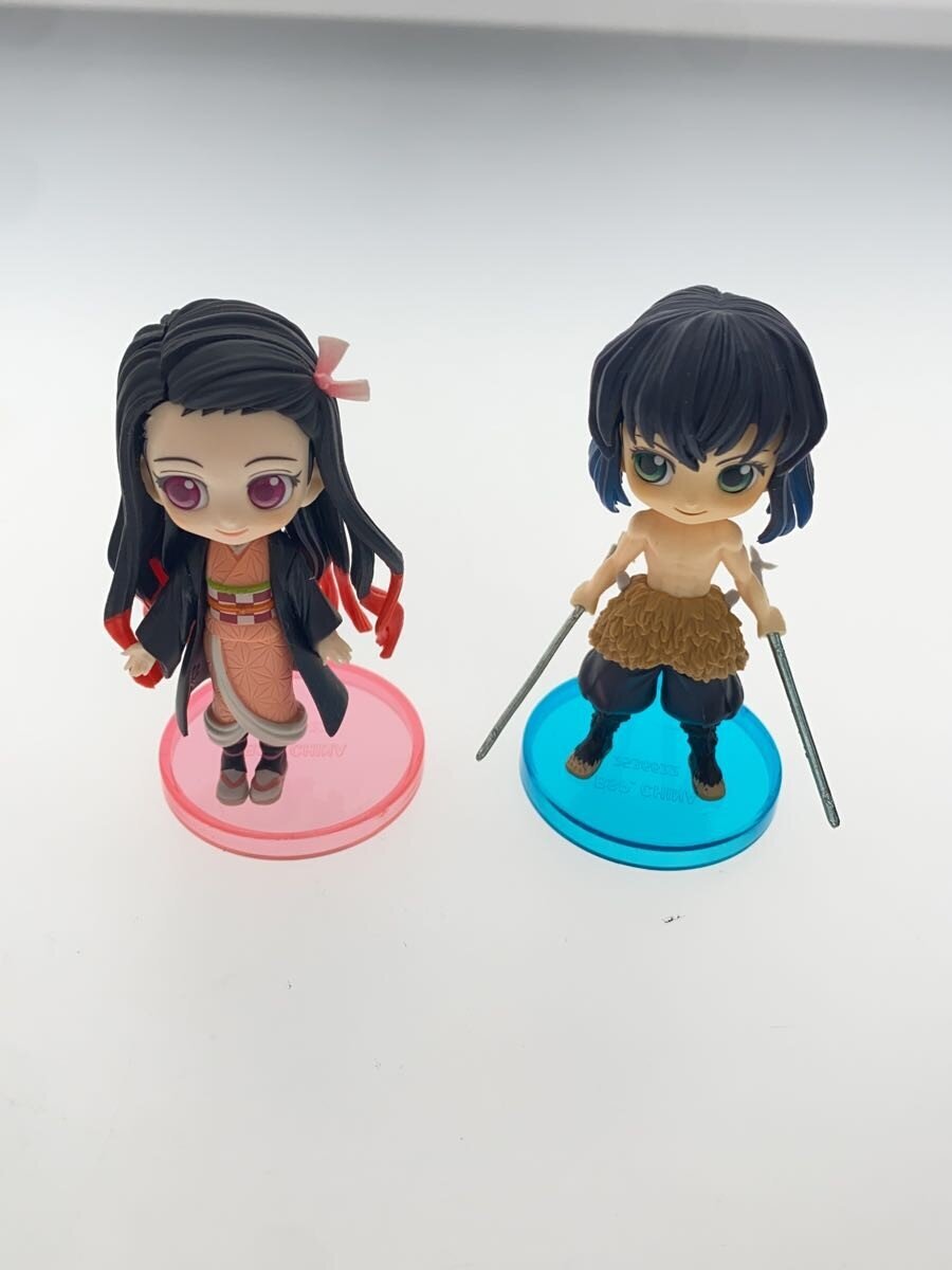 Other Brand Q-posket petit Demon Slayer (Kimetsu no Yaiba) Tanjiro, Nezuko, Zenitsu & Inosuke — 4-Figure Set (Comic Vol.23 Special Edition)
