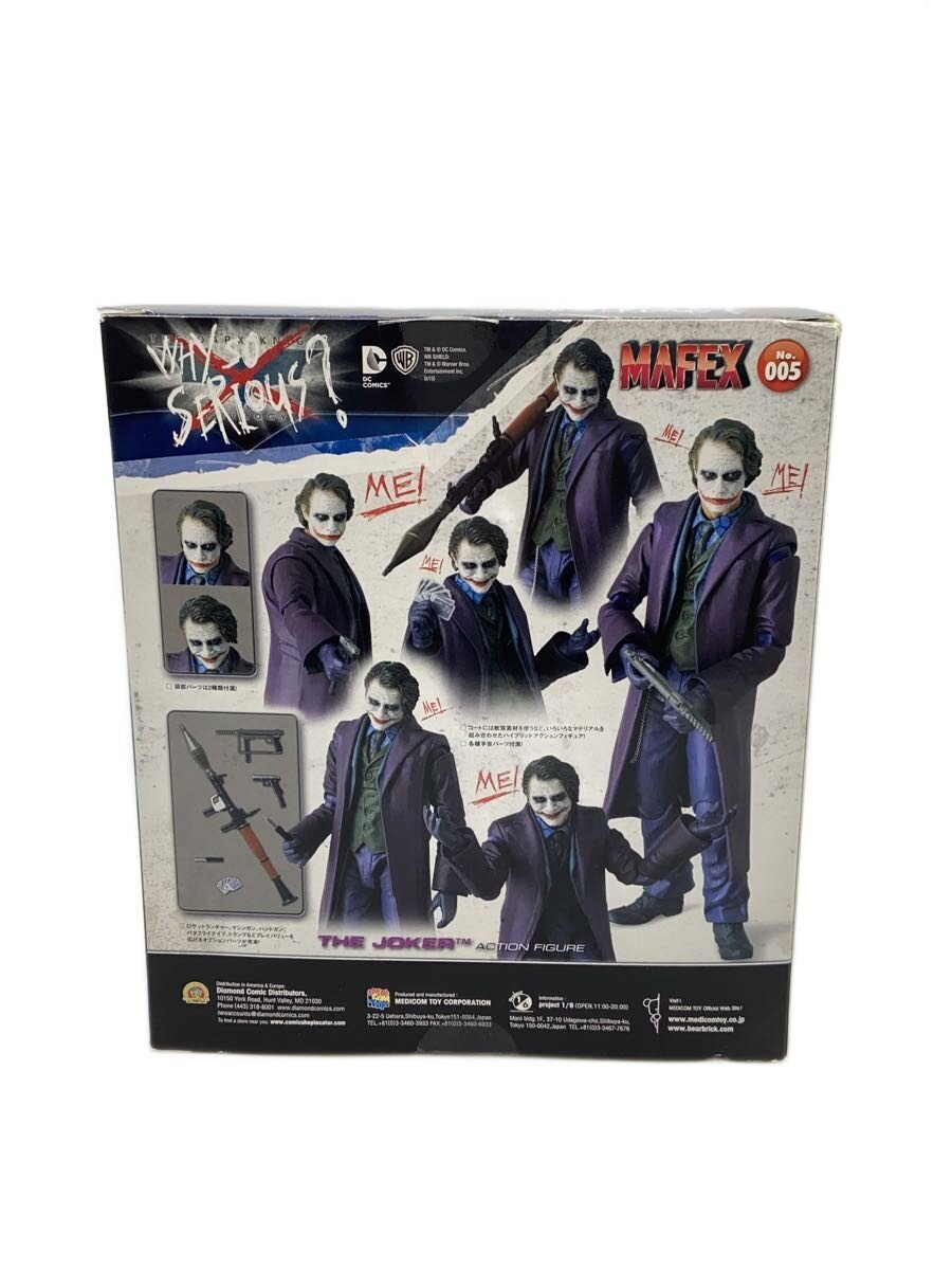 MEDICOM TOY MAFEX The Joker (Batman: The Dark Knight) - opened