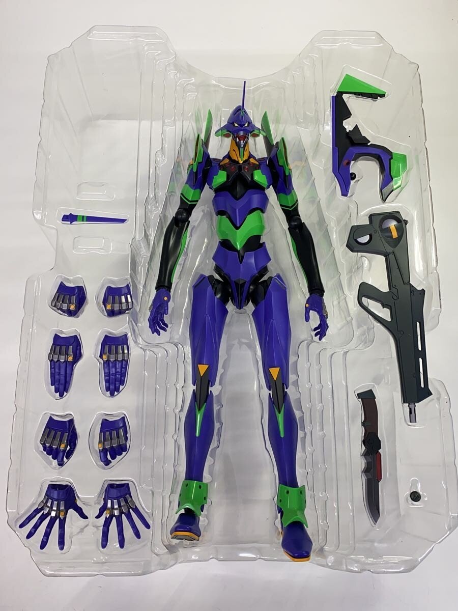 BANDAI SPIRITS DYNACTION Evangelion Test Type-01 (Unit-01) — right foot loose