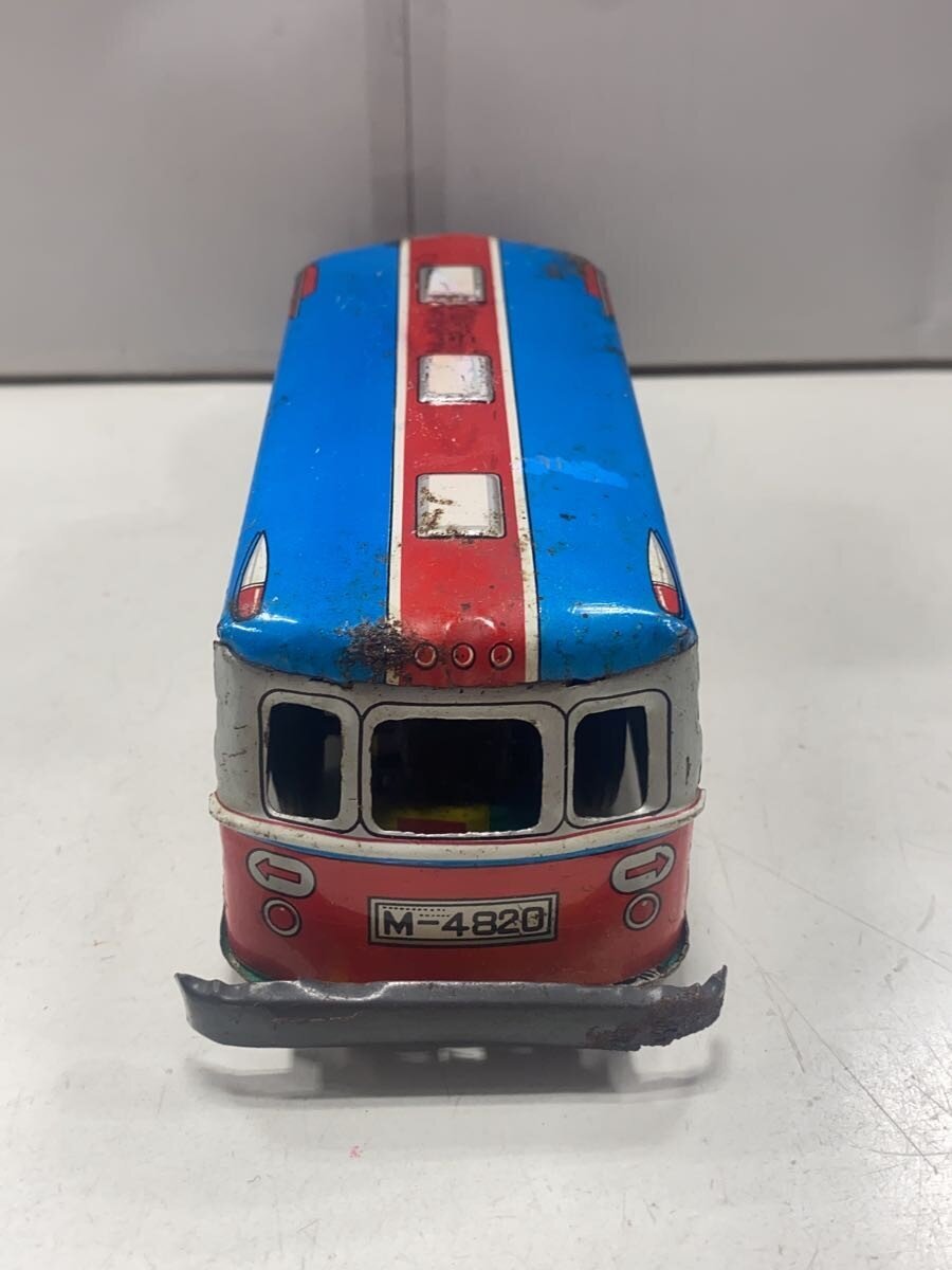 Other Brand Tinplate Bonnet Bus MADE IN JAPAN GK stamped (rust, paint loss)