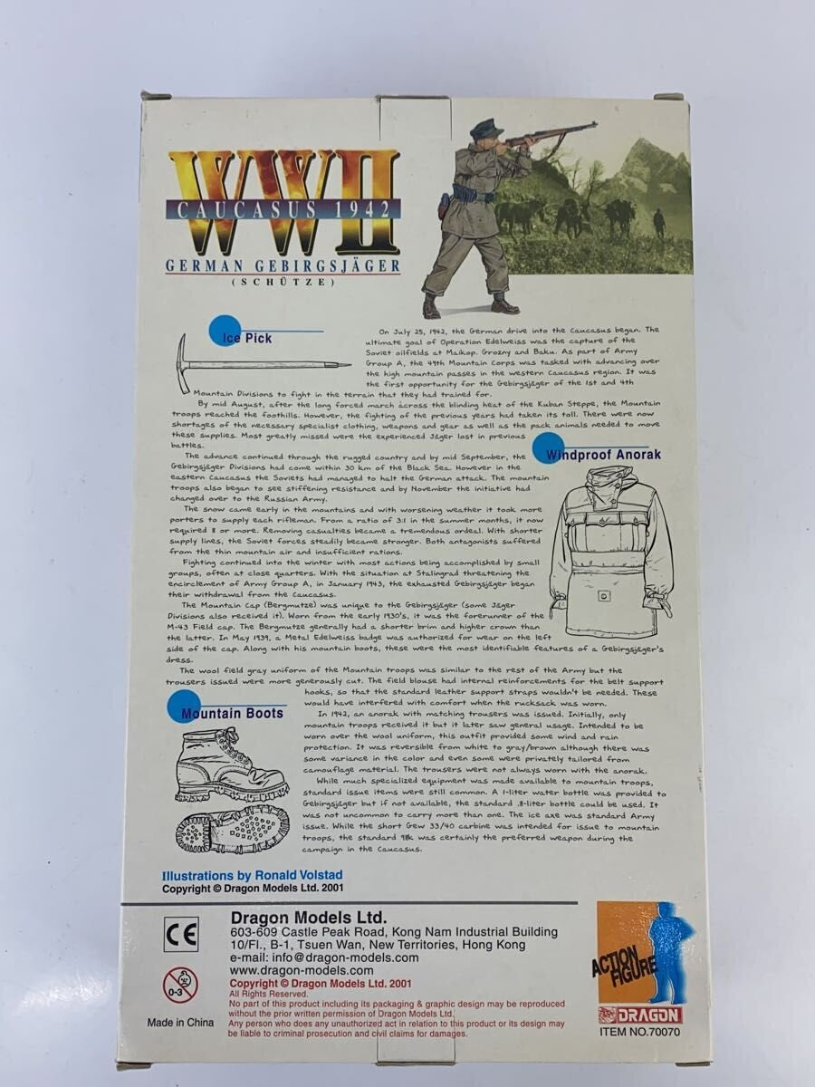 Dragons Models Figure WW2 Caucasus 1942 German Gebirgsjager