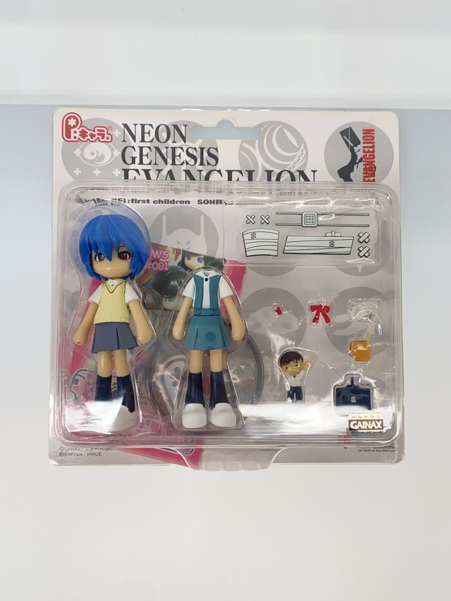GSI Creos Evangelion P-Chara Figures - Rei Ayanami & Soryu Asuka Langley (2-piece set)