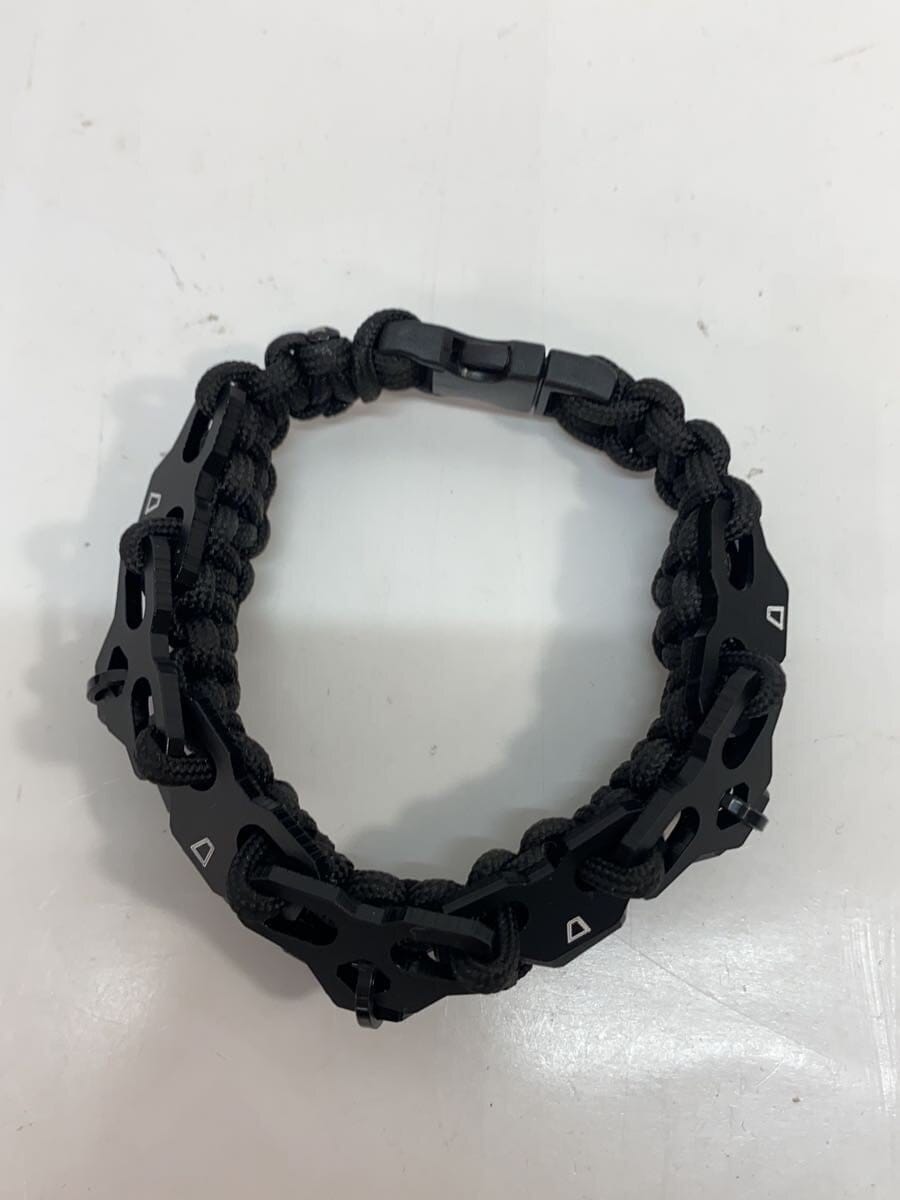 Other Brand Braided Armored Paracord Wristband Unit (Black)
