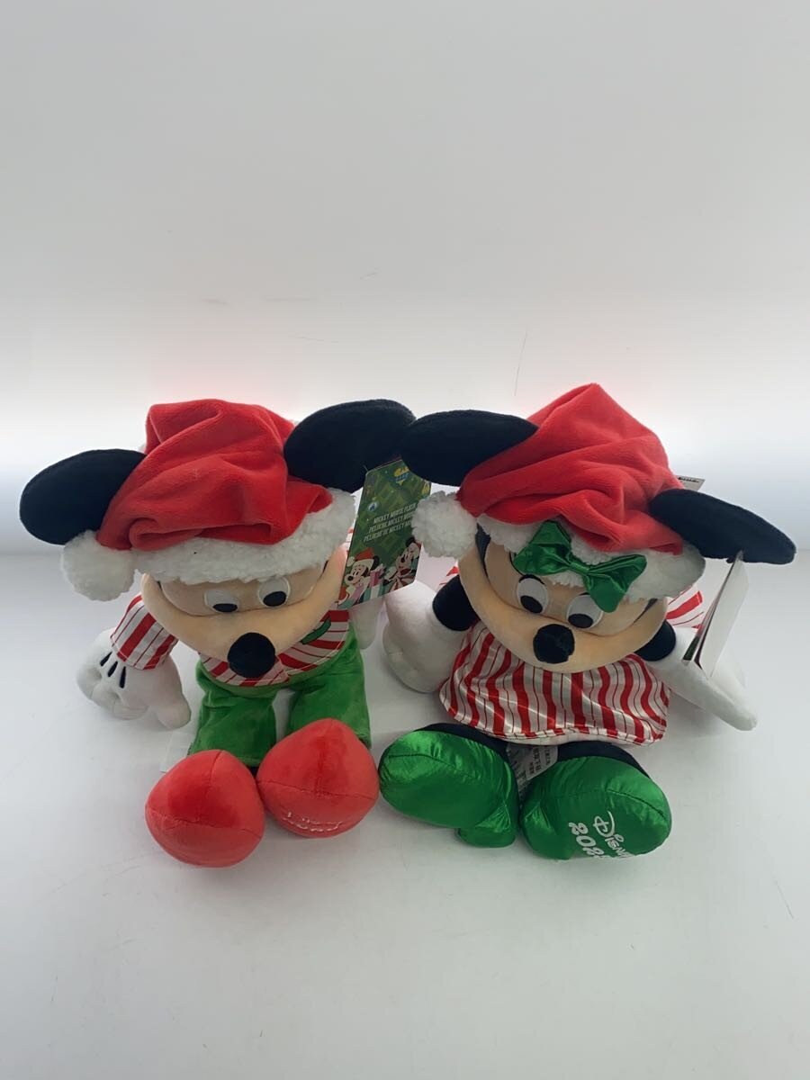 Disney Store 2023 Christmas Mickey & Minnie Plush