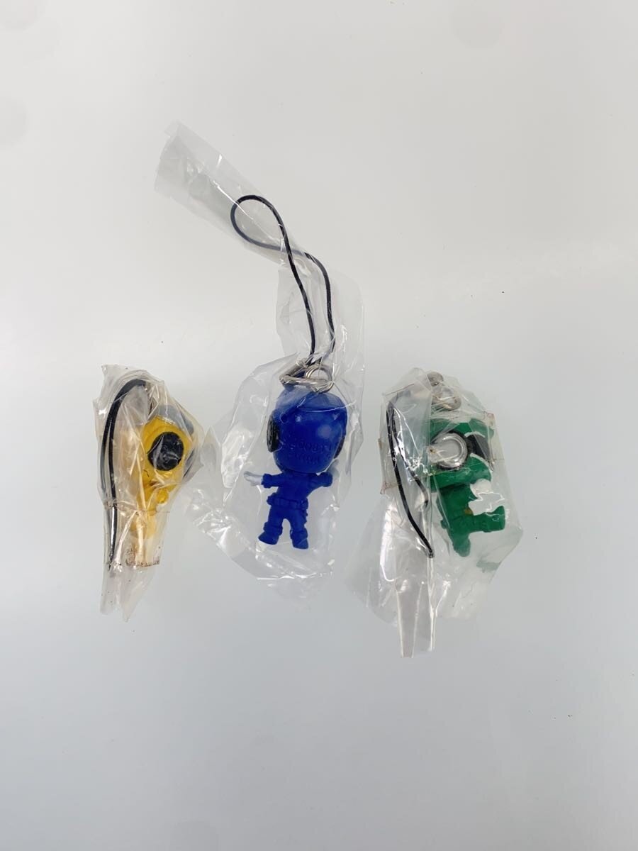 BANDAI Go-Onger Strap GP Set of 5 (Engine Sentai Go-Onger: Go-On Red, Blue, Yellow, Green, Black)