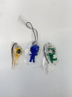 BANDAI Go-Onger Strap GP Set of 5 (Engine Sentai Go-Onger: Go-On Red, Blue, Yellow, Green, Black)