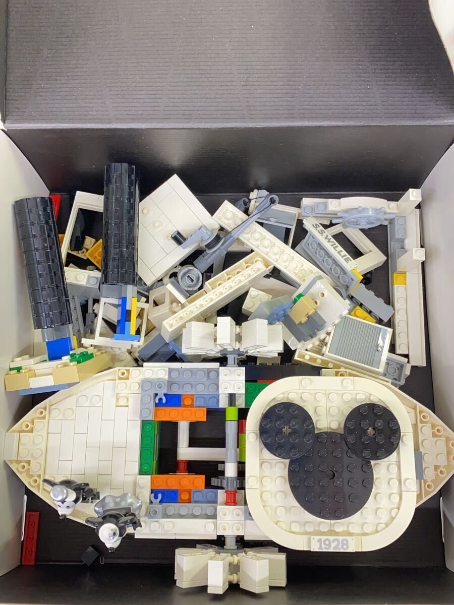 LEGO × Disney 21317 Steamboat Willie (missing parts unknown)