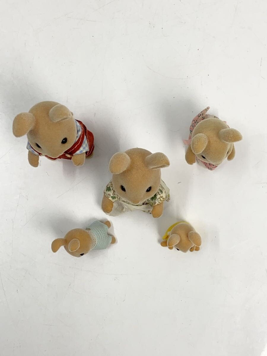 EPOCH Sylvanian Families Milk Rabbit Family 5-Piece Set (Early)
