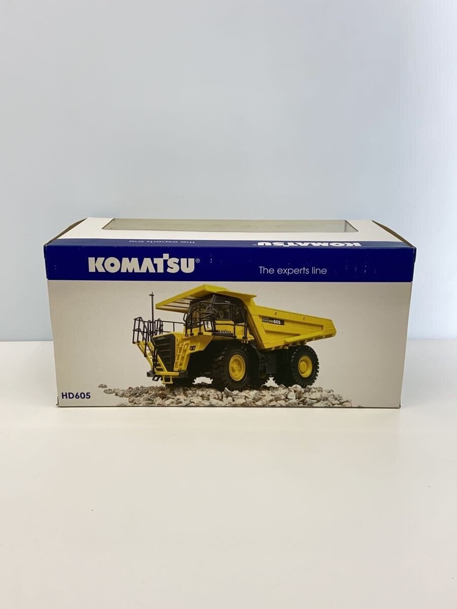 KOMATSU 1/50 Mini Car Dump Truck HD605