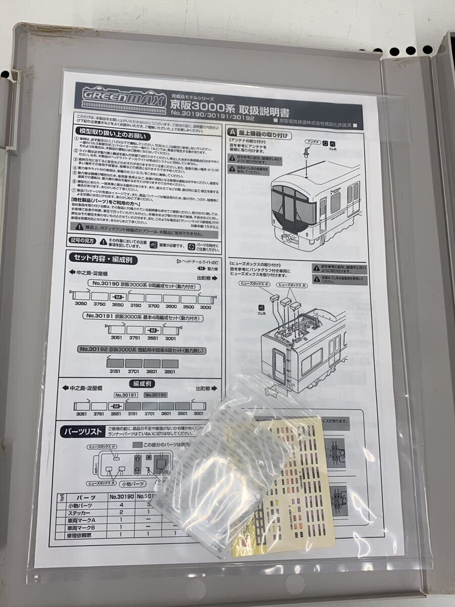 GREENMAX Keihan 3000 Series 8-Car Set (with Motor)