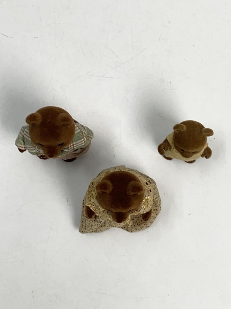 EPOCH Sylvanian Families Brown Bear Family (3) Dollhouse