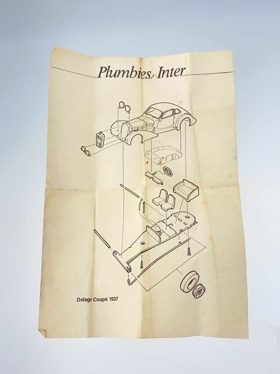 Other Brand Plumbies Inter 1:43 Delage Coupe D 1937 (D8-120) #9 Unused kit